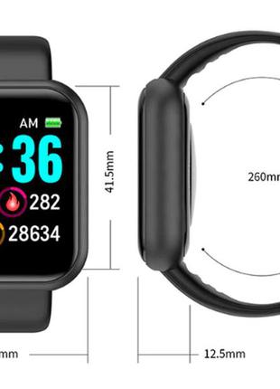 Умный фитнес браслет трекер smart band t802 фото