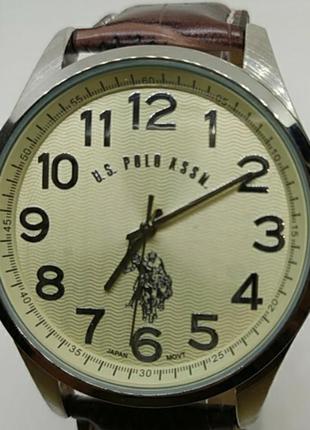 Часы мужские наручные стильные u.s.polo assn usc50013sc, японский механизм