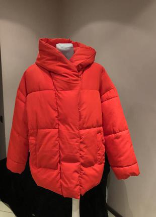 #11 куртка-бомбер h&m пуховик