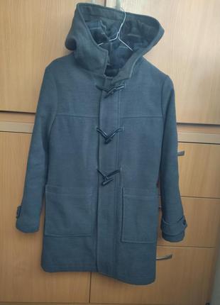 Пальто для хлопчика на милнии серыйс капюшоном