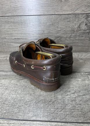 Оригінальні туфлі мокасини топсайдери timberland 43 розмір 27 см4 фото