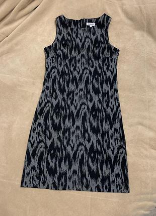 Платье миди из костюмной ткани