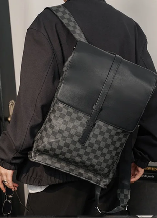 Мужской кожаный городской рюкзак портфель чоловічий ранець сумка для ноутбука документов3 фото