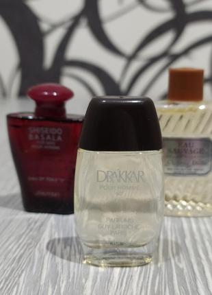 Винтажные духи basala shiseido , drakkar guy laroche, eau sauvage christian dior vintage3 фото