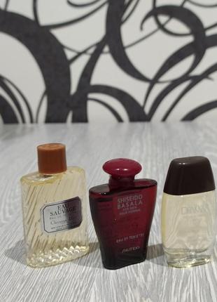 Винтажные духи basala shiseido , drakkar guy laroche, eau sauvage christian dior vintage