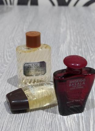 Винтажные духи basala shiseido , drakkar guy laroche, eau sauvage christian dior vintage6 фото