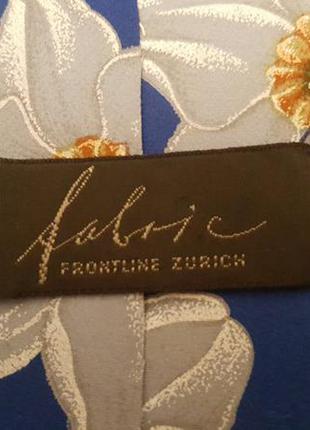 Шелковый галстук fabric frontline zurich.5 фото