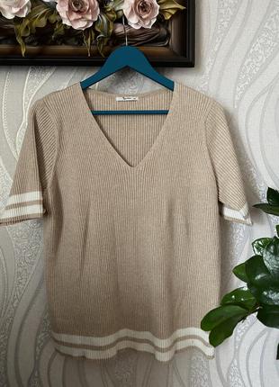 Светр рубчик батал marks & spenser