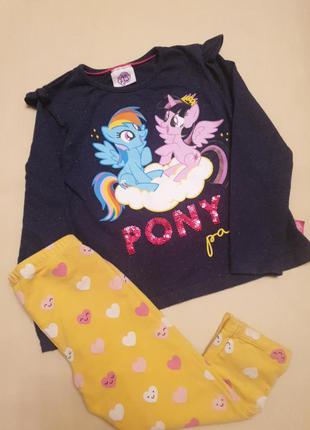 Костюм для дівчинки з лосинами tu little pony, h&m, next, zara10 фото