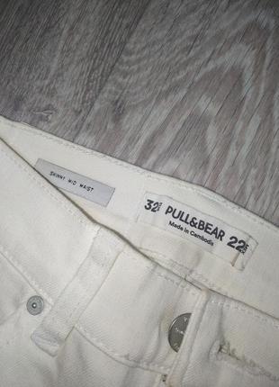 Белые джинсы pull&bear3 фото