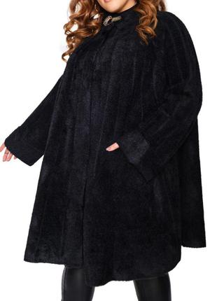 Шикарное пальто,на большие объемы.6 фото