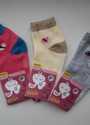 Дитячі тонкі шкарпетки з гальмами