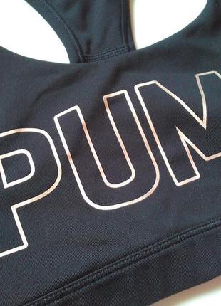 6/хс/34 puma крутой спортивный топ бра с логотипом бренда для тренировок и зала4 фото