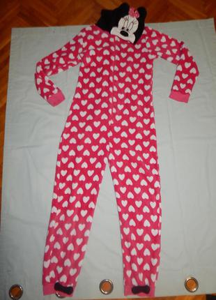 Пижама слип человечек кигуруми 13-14 лет minnie mouse