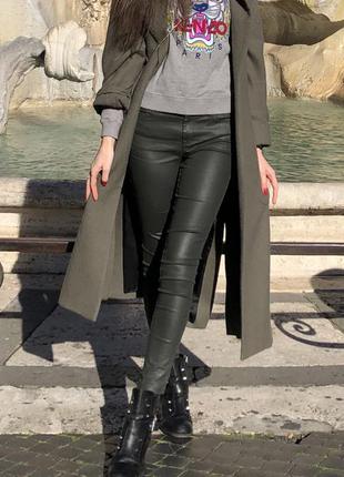 Штани зі штучної шкіри