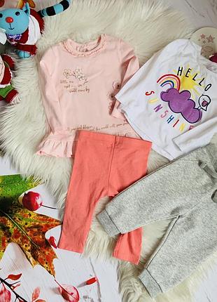 Гарний комплект ту дівчинку 6-9 місяців