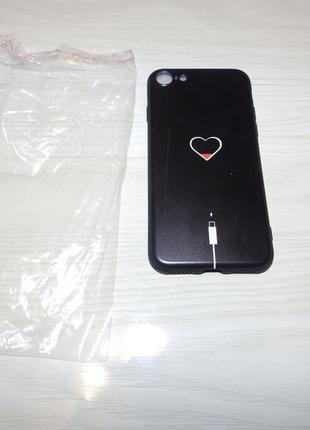 Чехол iphone 7/8 подзарядка сердца 2