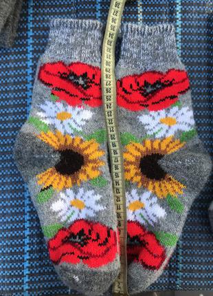 Жіночі шкарпетки,шерстяні носки,в‘язані носки,зимові носки3 фото