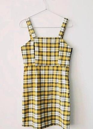 Сарафан в клетку