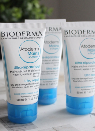 Крем для рук bioderma atoderm, 50 мл