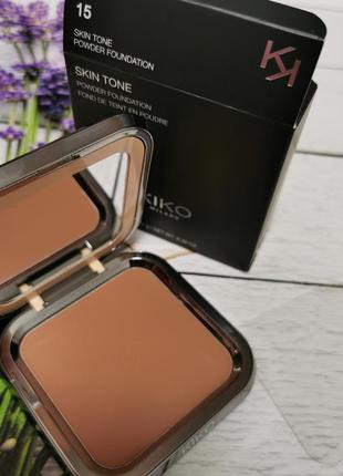 Пудровая тональная основа kiko milano skin tone