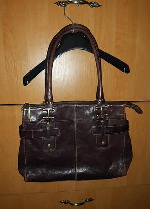 Классная кожаная сумка