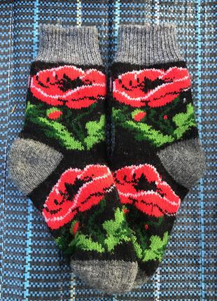 Носки жіночі,шкарпетки шерстяні,в‘язані шкарпетки