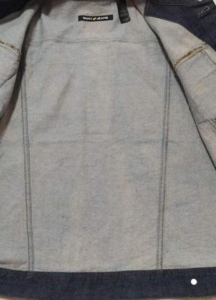 Классическая джинсовая куртка от dkny jeans, оригинал, размер l9 фото