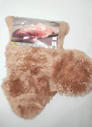 Коврик, шкура и подушка для стула, овчина, из натурального меха, tukan