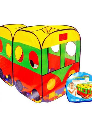 Палатка детская игровая автобус 140х73х96см 80271 фото