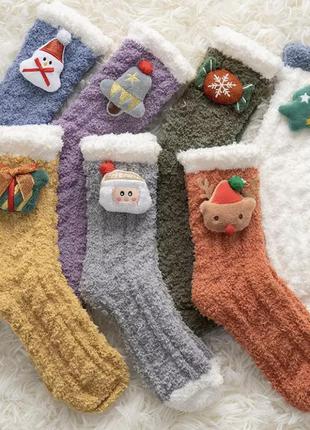 Шкарпетки різдвяні, новорічні шкарпетки носки новогодние, рождественские носки1 фото