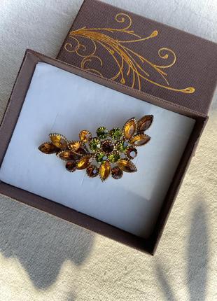 Брошь sphinx маркировка серийный номер винтаж ретро цвет янтарный коричневый зелёный...