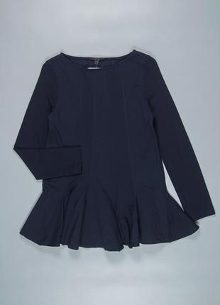 Темно-синя, віскозна жіноча блуза, cos