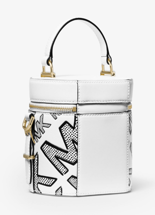 Сумка через плечо с тисненым логотипом среднего размера bedford travel michael kors оригинал