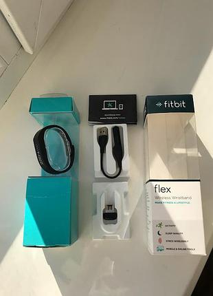 Браслет fitbit flex wireless activity + sleep wristband black /zen