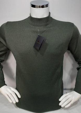Свитер мужской горловина стойка, защищает от ветра купить в украине