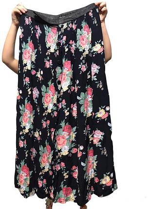 Спідниця довга,чорна спідниця,спідниця в підлогу, спідниця жіноча