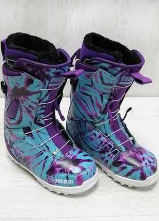 Ботинки для сноуборда thirtytwo "32" lashed ft turquoise/purple2 фото