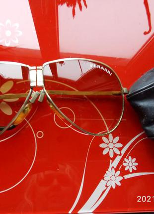 Солнцезащитные очки авиаторы ferrari складные винтажные4 фото