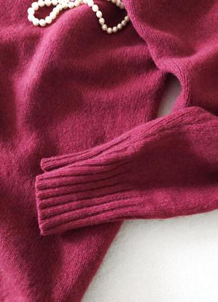 Джемпер светр v-подібний виріз шерсть4 фото