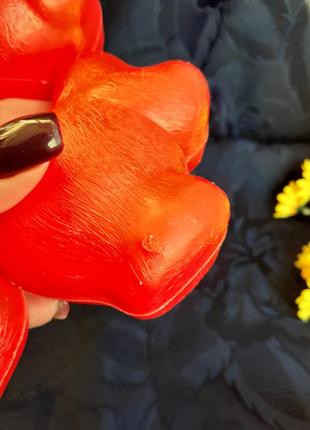 Кошеня срср дутыш дутий пластик емалі донецька фабрика іграшок кіт котик кішка радянська вінтаж