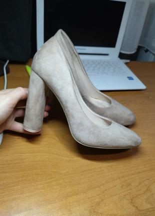 Женские замшевые туфли1 фото