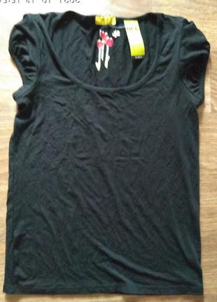 Удобная натуральная футболка hue  италия новая размер м