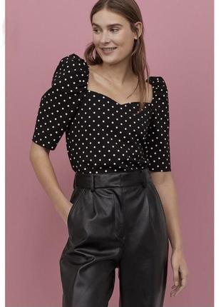 Блуза с рукавами фонариком