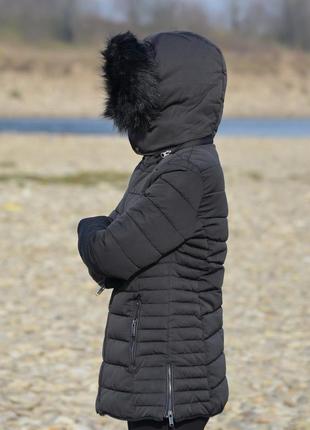 Шикарна тепла зимова куртка з капюшоном firetrap7 фото