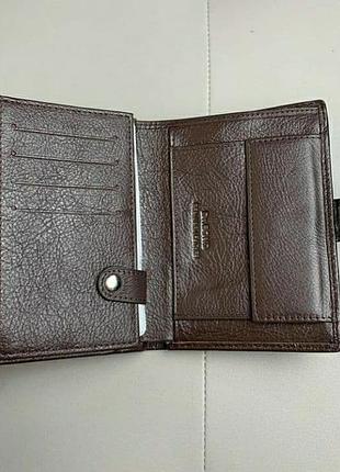 Мужской кожаный кошелек чоловічий шкіряний гаманець