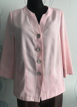 Sommermann германия легкий жакет нежного цвета. размер 44 de