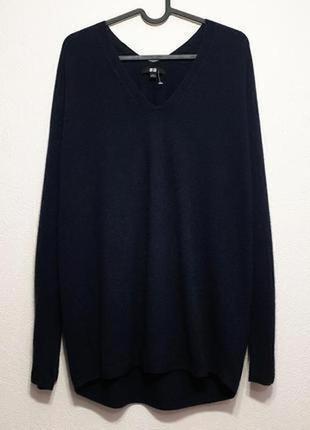 Uniglo кашемировый джемпер пуловер кокон оверсайз l натуральный кашемир пог 62 см1 фото