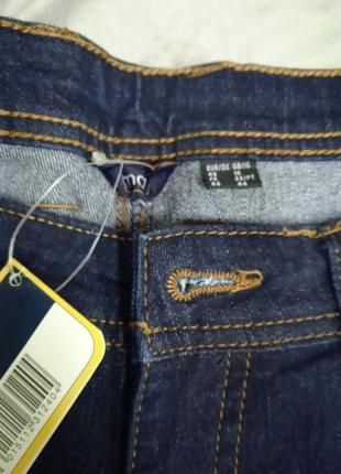 Жіночі джинсові стрейчеві штани, євр.рр.40,42 темно-синього кольору.3 фото