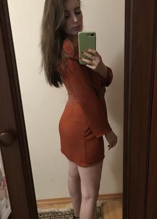 Бронзове міні плаття top shop 3